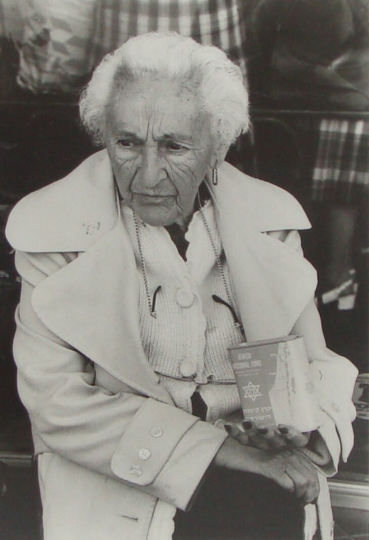 Photo Jewish National Fund Judaica Charity Box American USA Israel Collecting