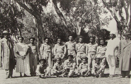 Photo Print, 1950s Jewish Judaica Ethiopia Jews Yona Bogale School Before Israel
