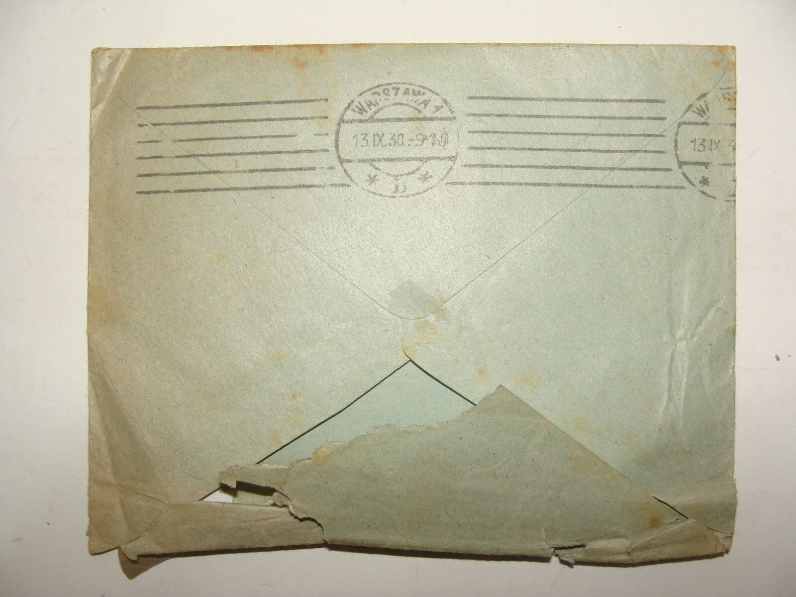 Letter Jewish Judaica Feldman Weltmann Zionist Mizrahi Kalish Warsaw 1930 Hebrew