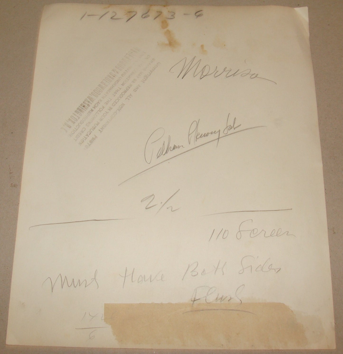 $ Photo Jewish American Judaica Maldwin Fertig Signed Signature Autograph