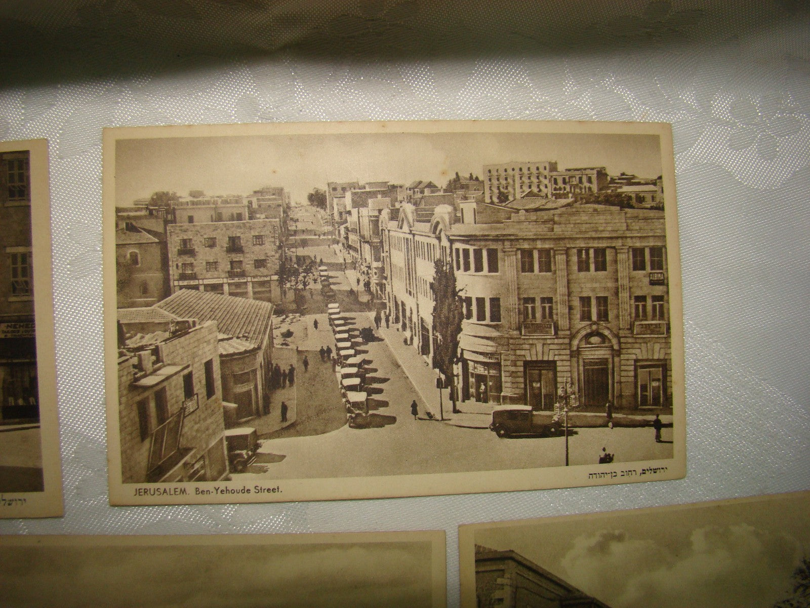Photo Palestine Card RARE Jewish Judaica Israel Eliahu Bros Postcard Jerusalem