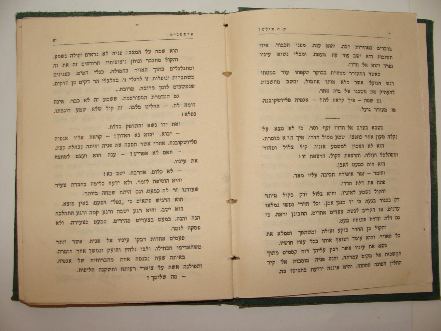 Book Jewish Palestine Israel Israeli Hebrew Literature Stories סנסנים 1929