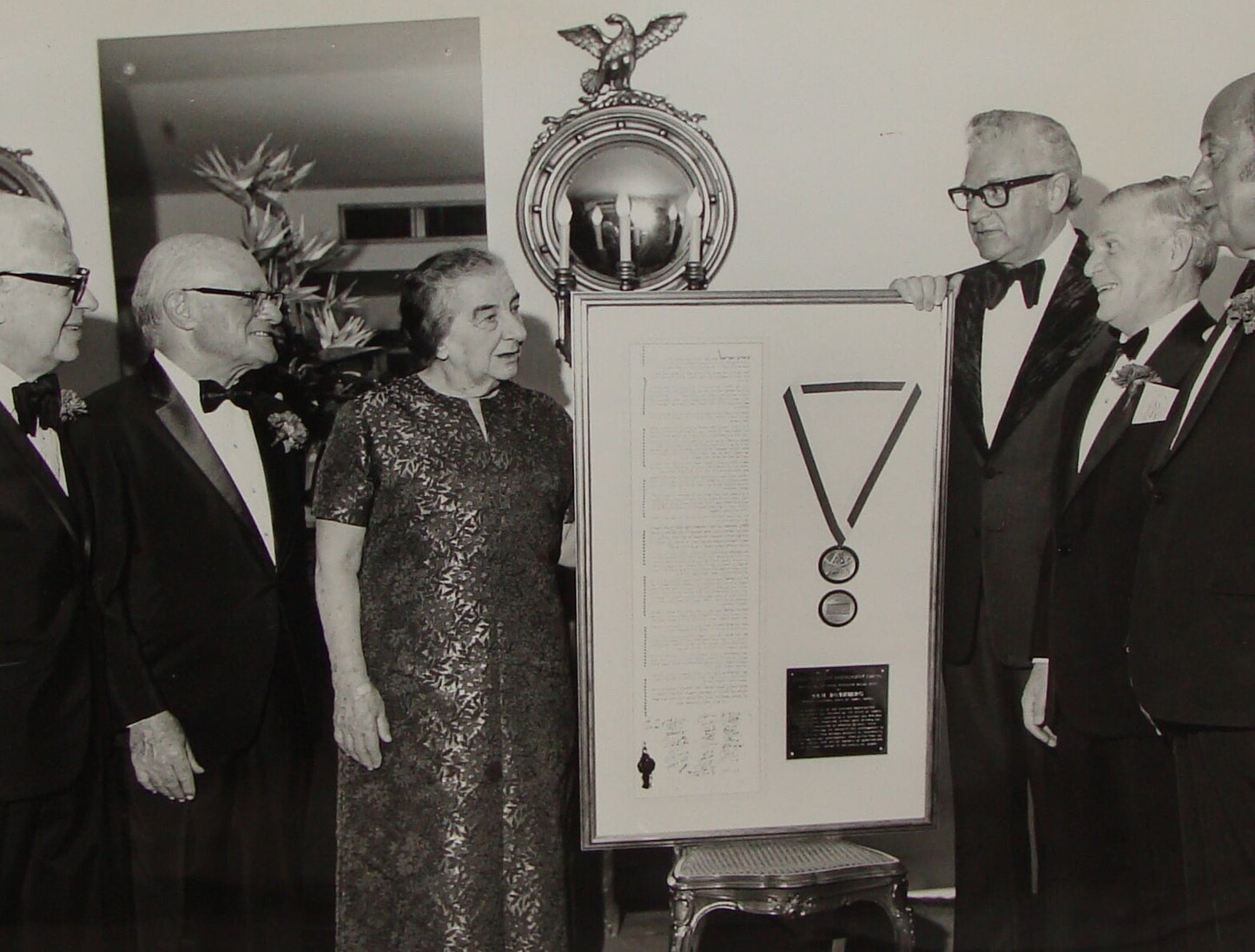 Pol Photo Jewish 1973 Judaica Israel Israeli Prime Minister Golda Meir Bond