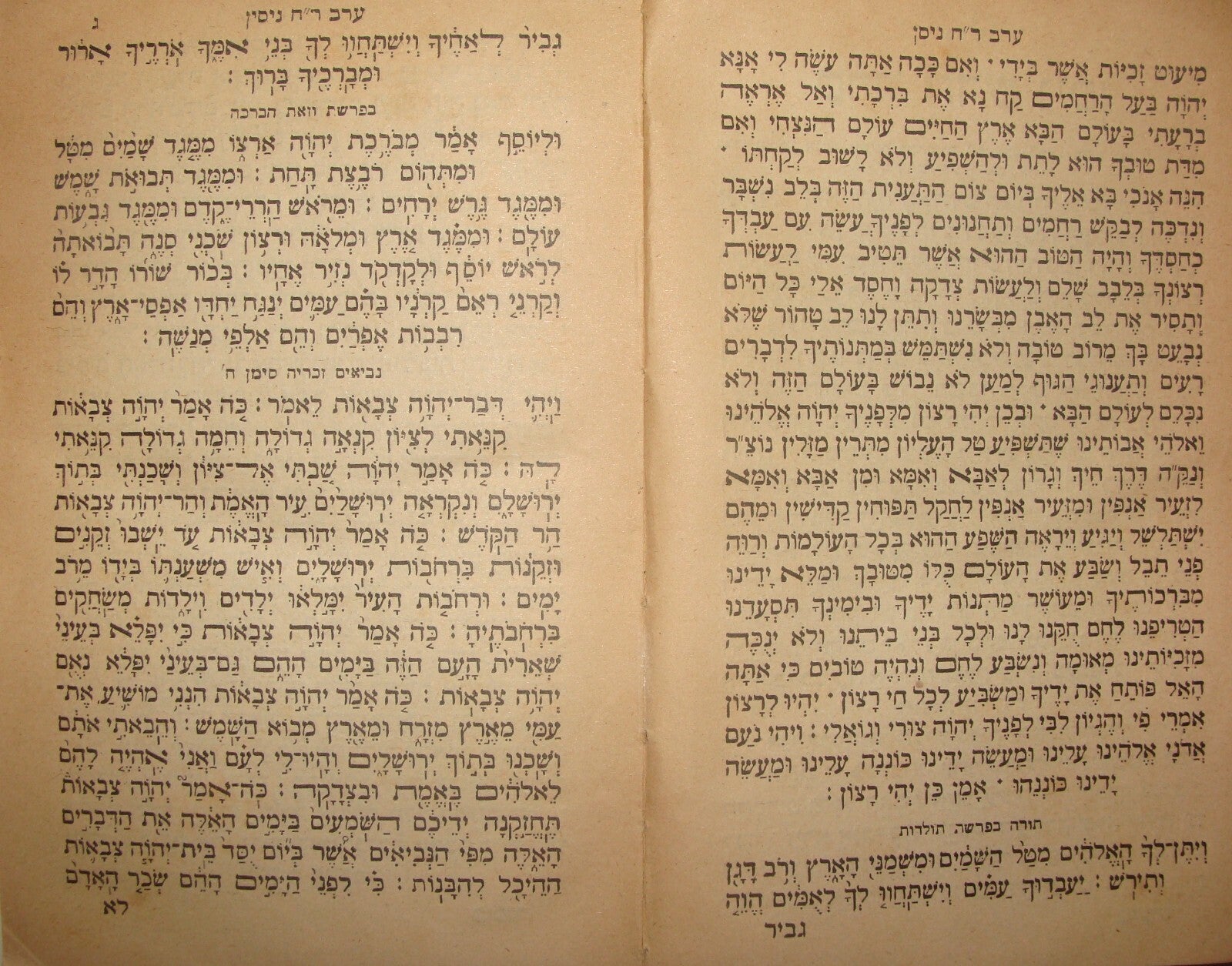 Book Jewish Judaica Rabbi Chukat Hapesach Passover Haggadah Livorno, 1923