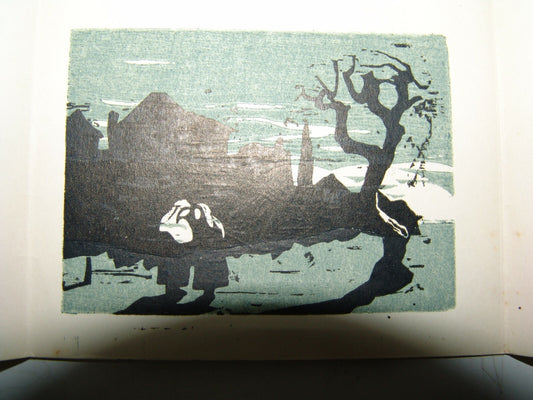 Jewish judaica Jacob pins woodcut Bezalel artist Jerusalem 54 Washington museum