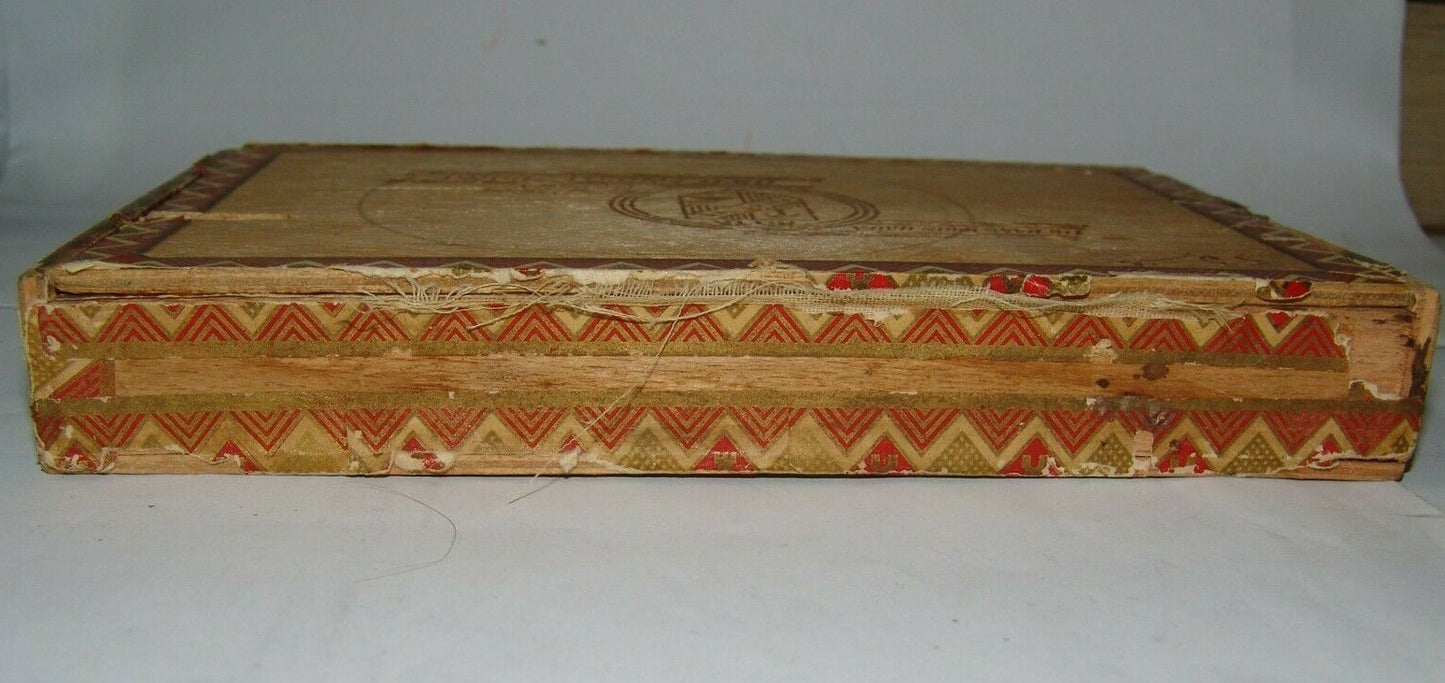 ad Palestine Jewish Eretz Israel De Haas Haifa GEDEHA cigarette wood box