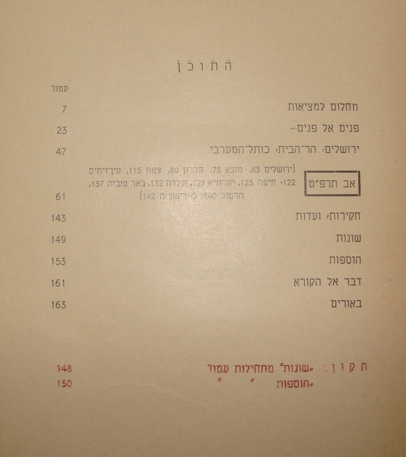 Book Jewish RARE Judaica 1930 Israel Palestine War And Peace Zionist History
