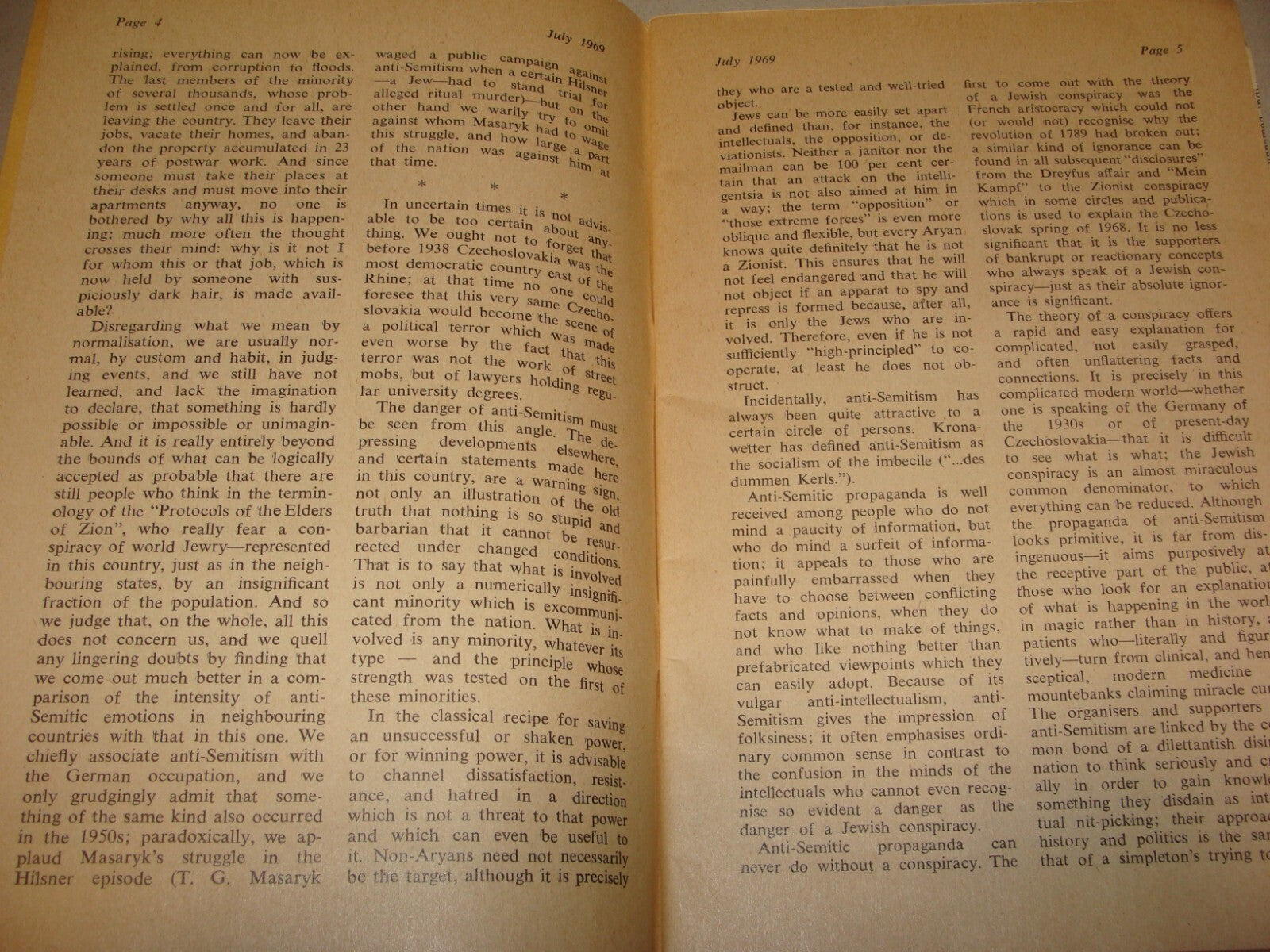 Booklet Jewish Judaica 1969 London Soviet Jews Russia Anti Zionism Antisemitism