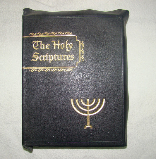 Book Jewish Judaica The Holy Scriptures Religious Bible Illustrated Davidow USA