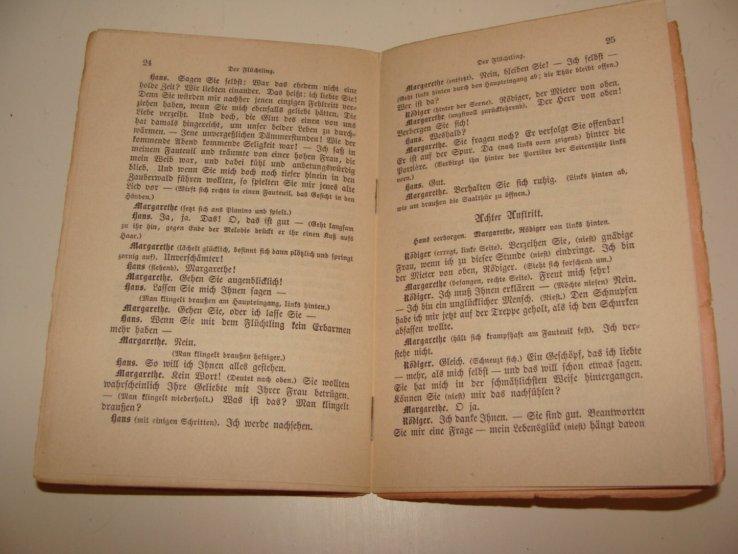 Germany RARE Jewish Judaica HERZL Play THE FUGITIVE Zionist DER FLÜCHTLING