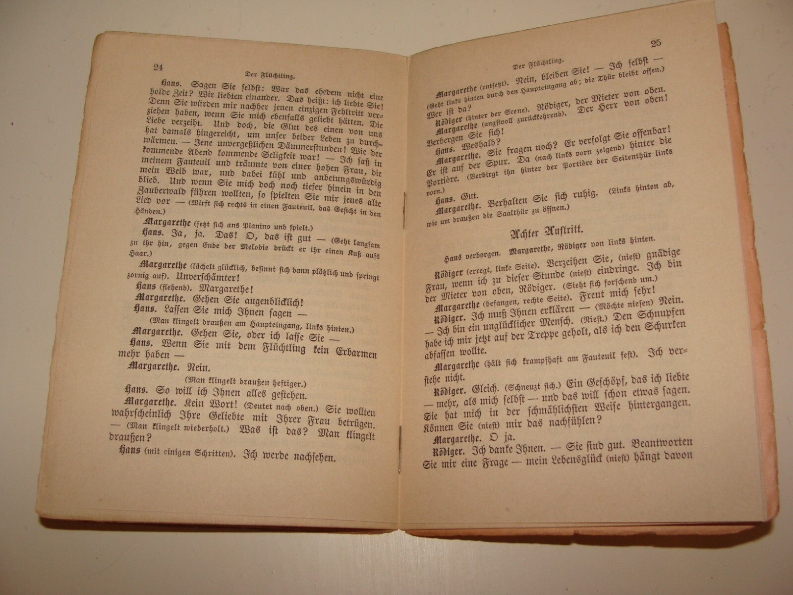 Germany RARE Jewish Judaica HERZL Play THE FUGITIVE Zionist DER FLÜCHTLING