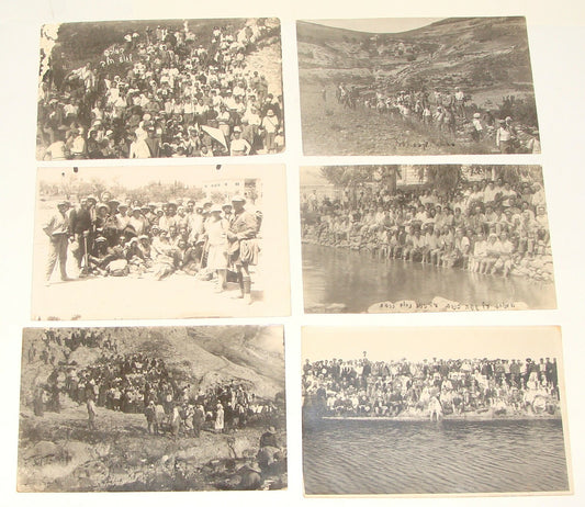 Photo Palestine Jewish Israel 1920s Lot x6 Travel Hebrew Zionist Youth Pioneers
