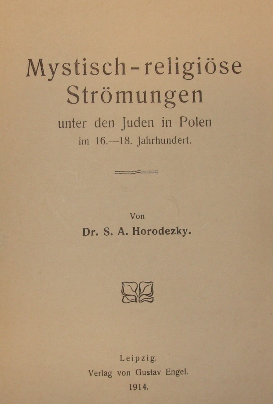 Germany Book Jewish Judaica 1914 German   Religious Jews In Poland History