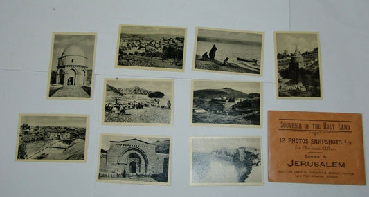 antique Jewish Judaica Holy Land sites Jerusalem 9 photos snapshots tourism
