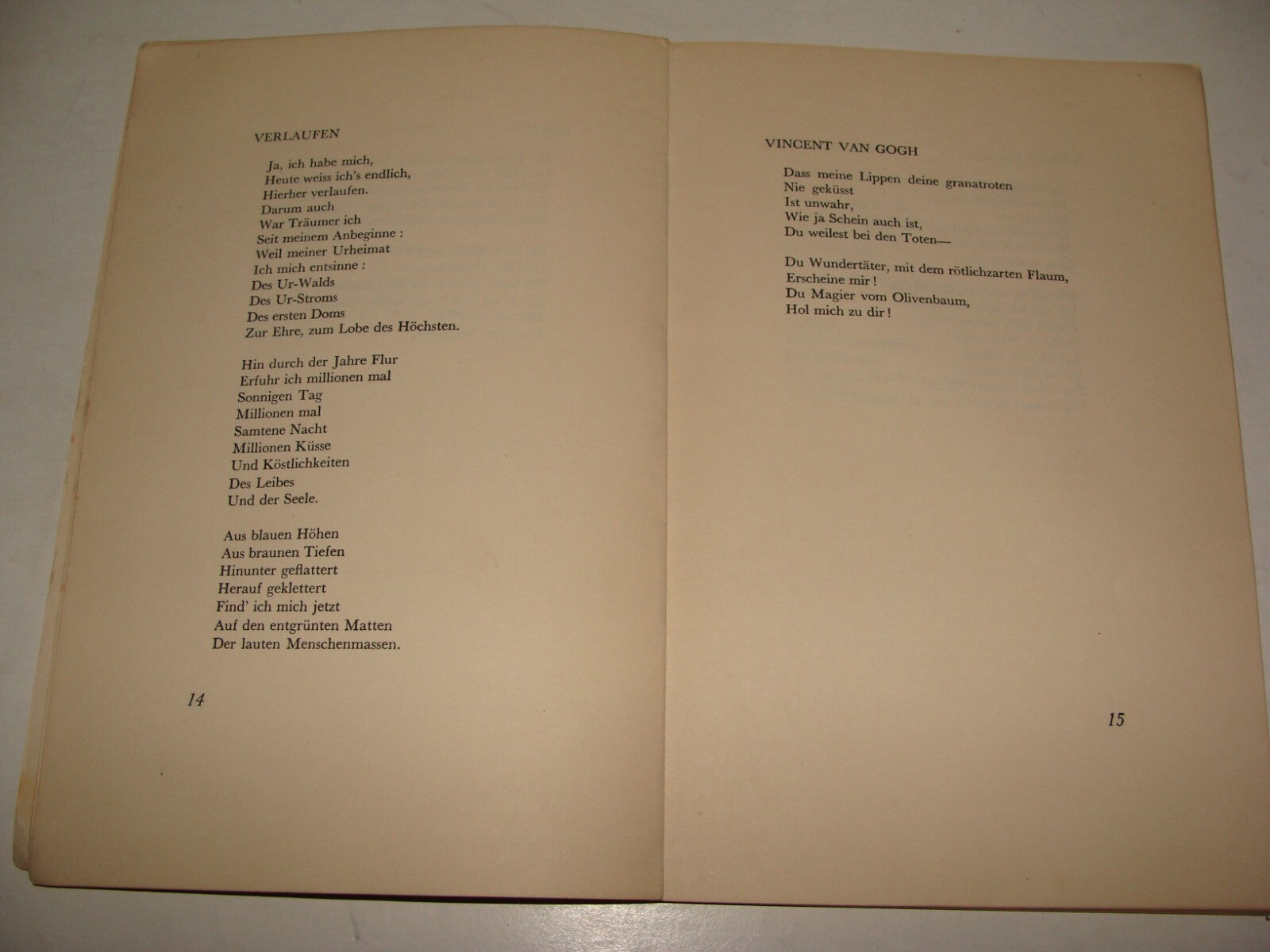 Jewish 1956 Israel Israeli German Songs Poems Poetry Author Signed LIEDER TALITA