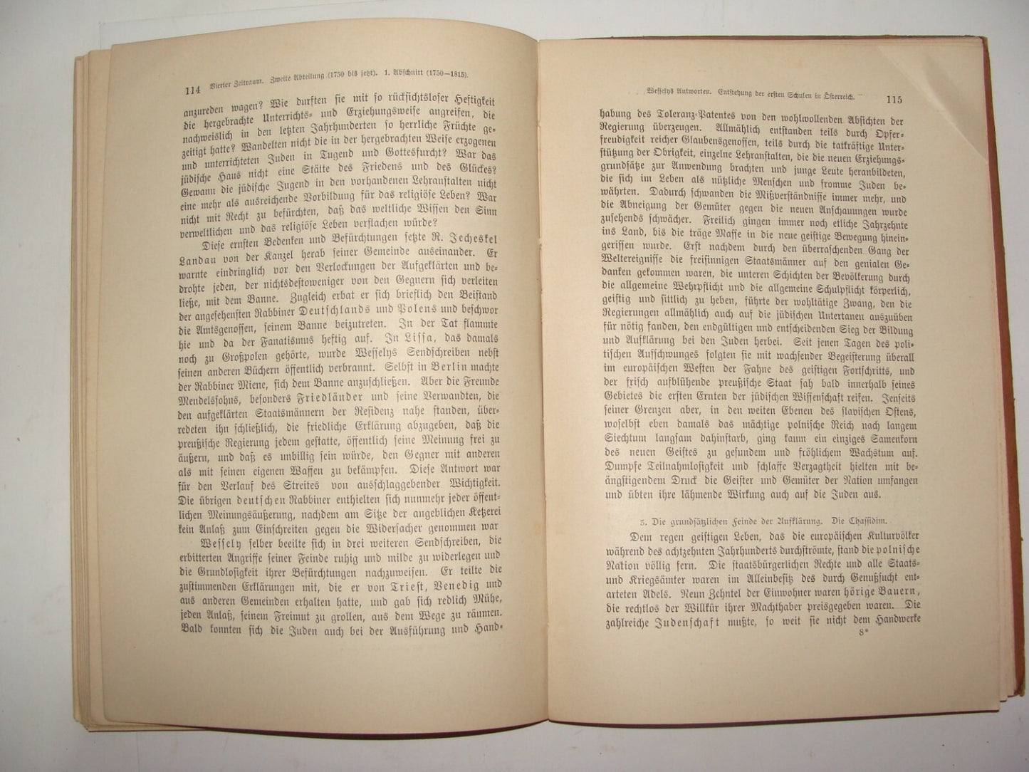Jewish Judaica Antique 1913 History geschichte der juden Brann German Breslau