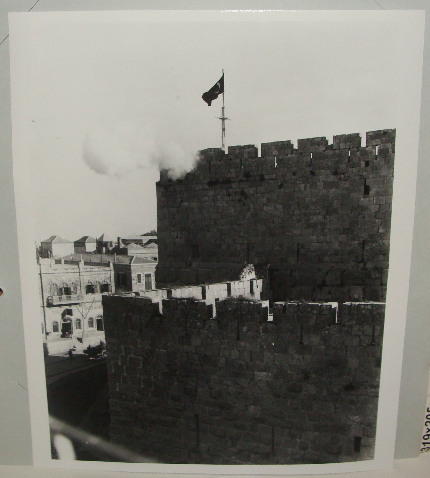 Photo Print Palestine Ad , Ottoman Israel Jerusalem David Tower Firing Ramadan