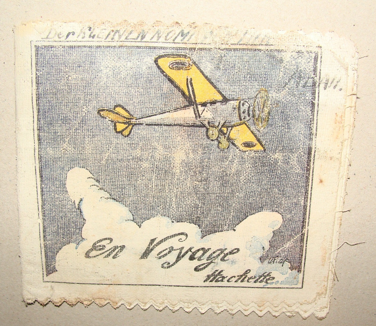 Vintage Cloth Craft Book Kids Children French France En Voyage Hachette