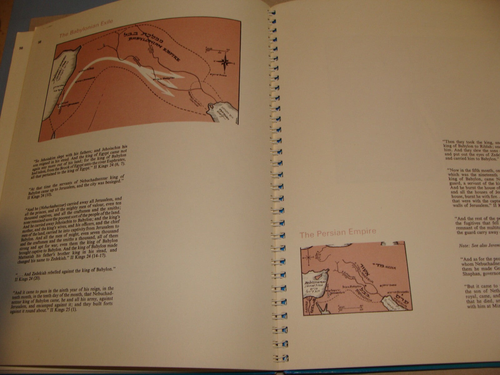 Jewish Judaica 1977 JOURNEYS OF THE CHILDREN OF ISRAEL Book Map Bible Guide