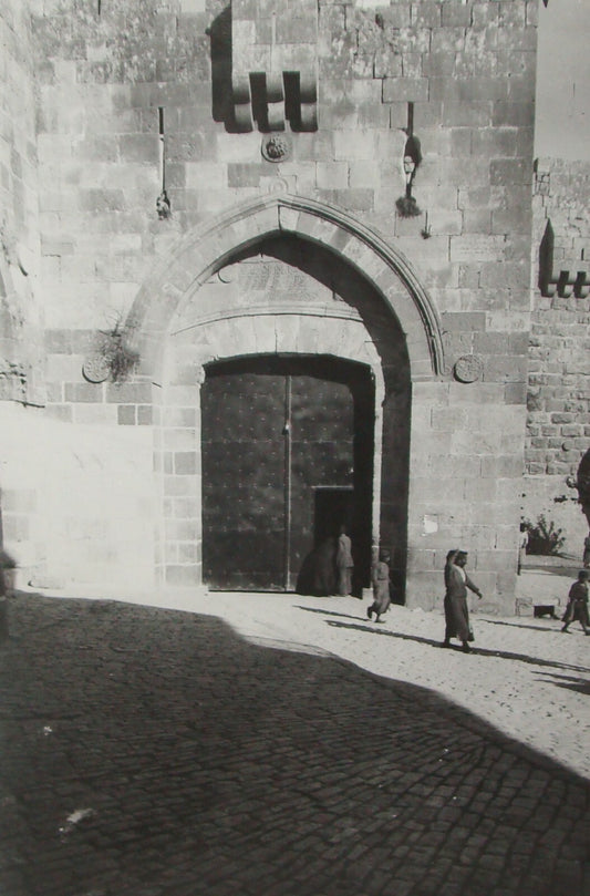 Photo Print, Ottoman Palestine Israel Jerusalem Jaffa Gate Needle's Eye 1900s