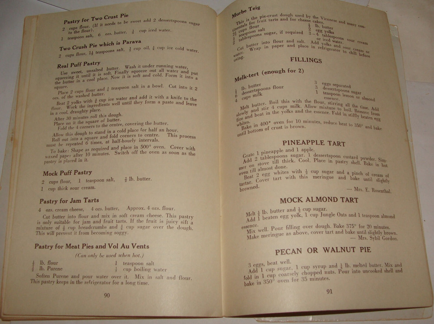 Book Jewish Judaica 1958 South Africa RECIPES King David Schools Ladies