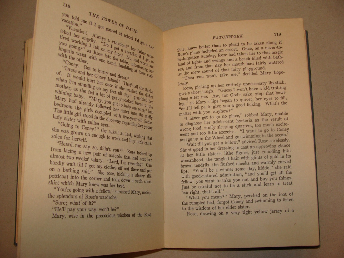 $ Book Jewish American Judaica 1924 THE TOWER F DAVID Elma Ehrlich Levinger