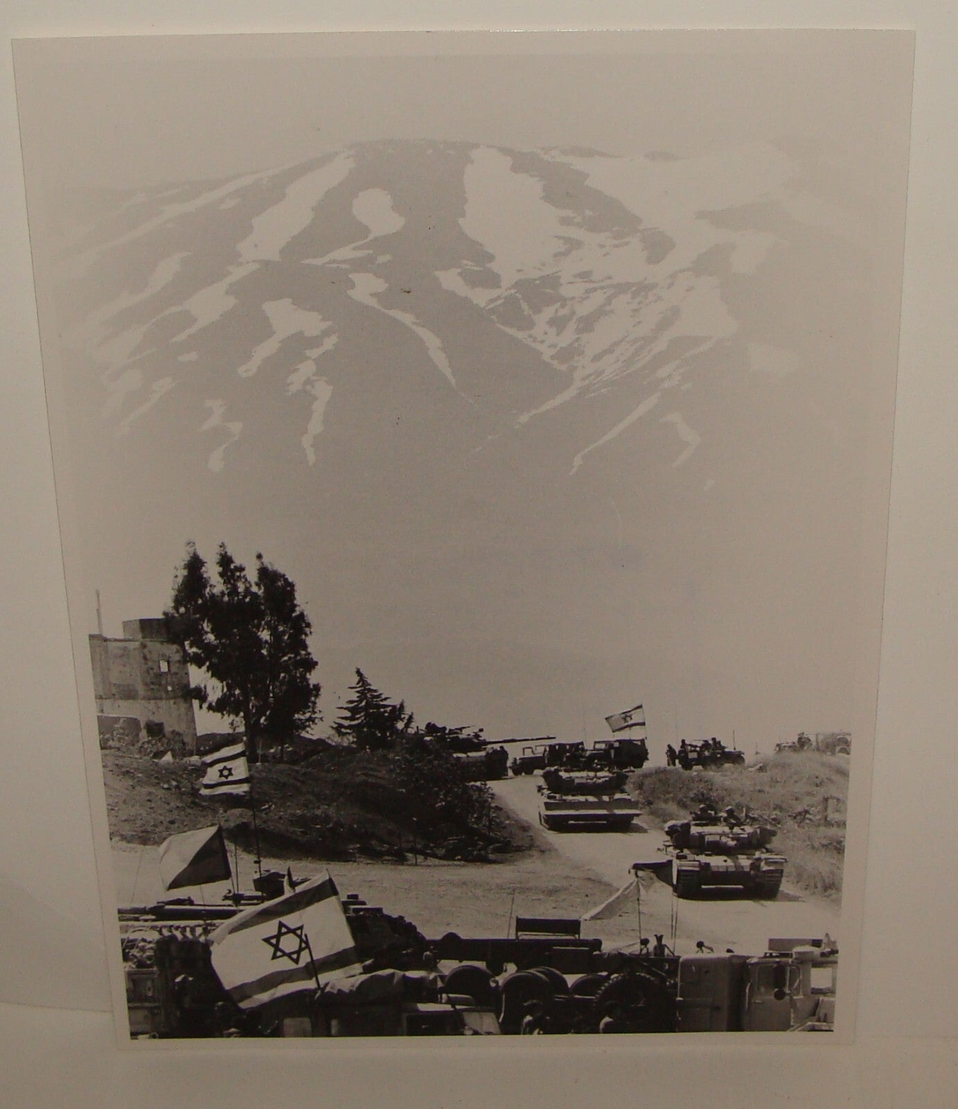 Israel Army Press Photo Israeli Military Leaving Lebanon 1985 Jewish Judaica