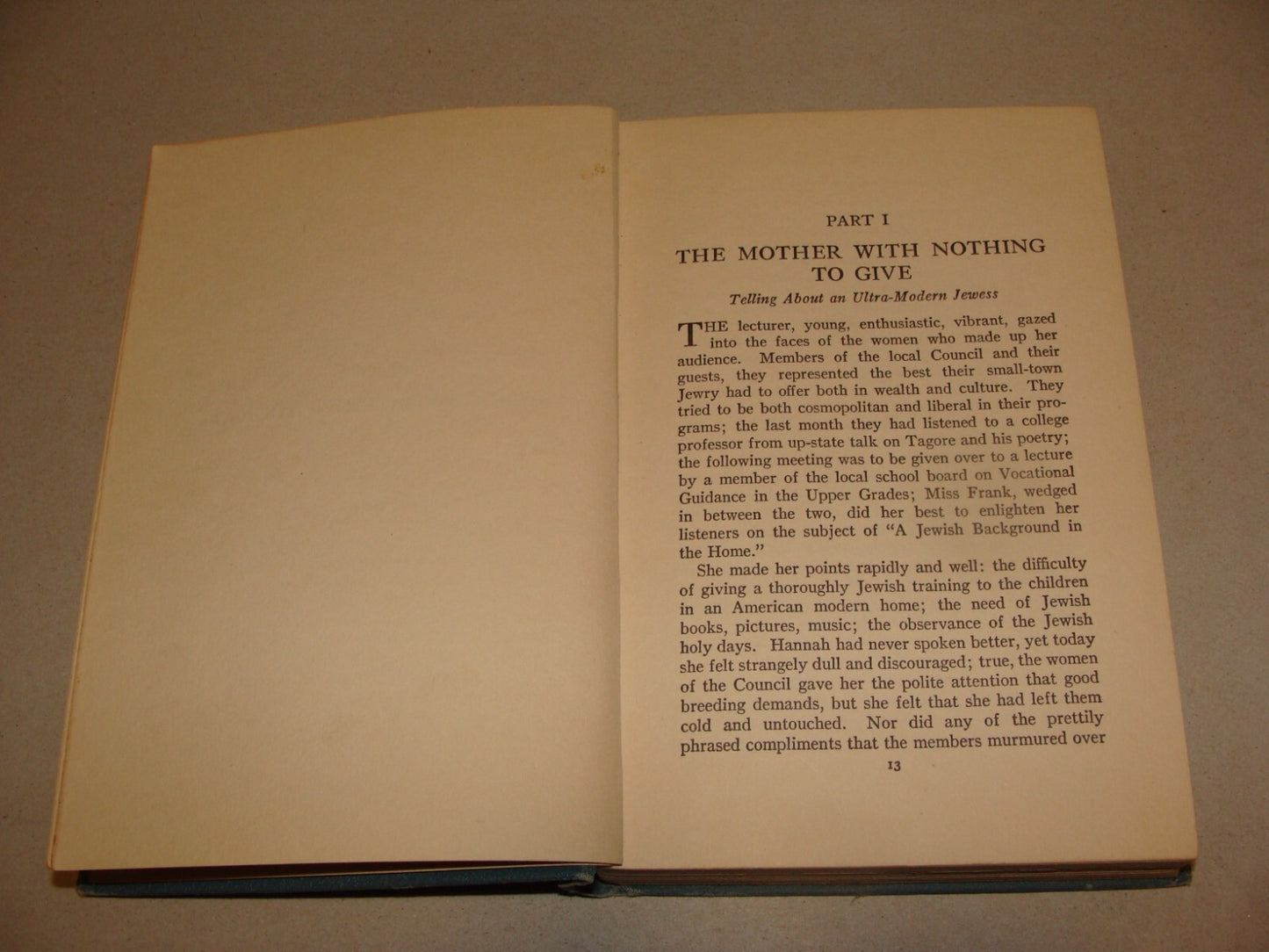 $ Book Jewish American Judaica 1924 THE TOWER F DAVID Elma Ehrlich Levinger