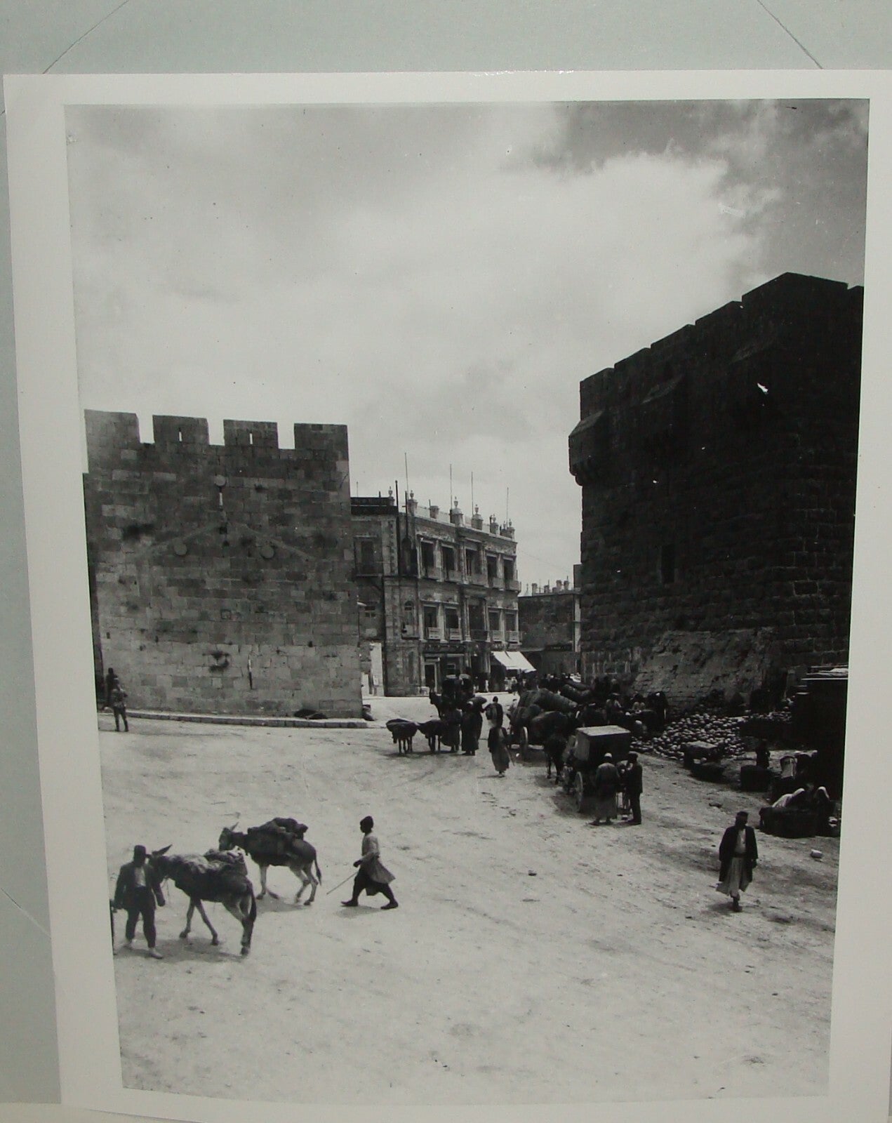 Photo Print, Ottoman Palestine Israel Jerusalem New Entrance City Wall Matson