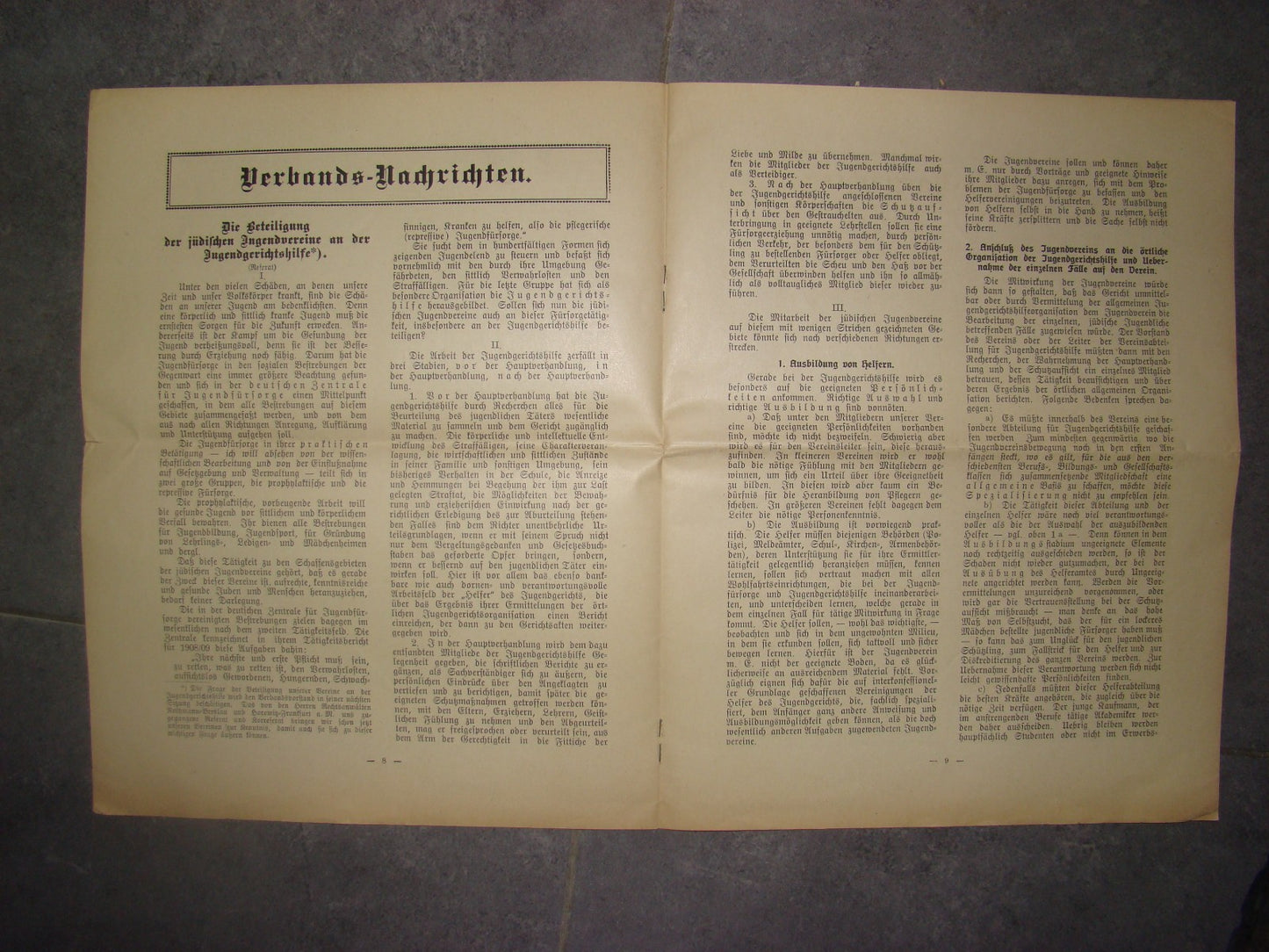 Germany Newspaper Jewish judaica antique 1912 berlin jews youth german zionist