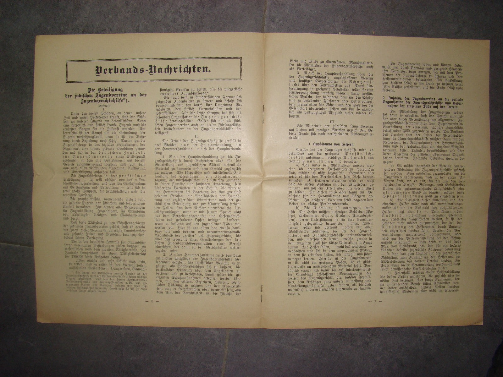 Germany Newspaper Jewish judaica antique 1912 berlin jews youth german zionist