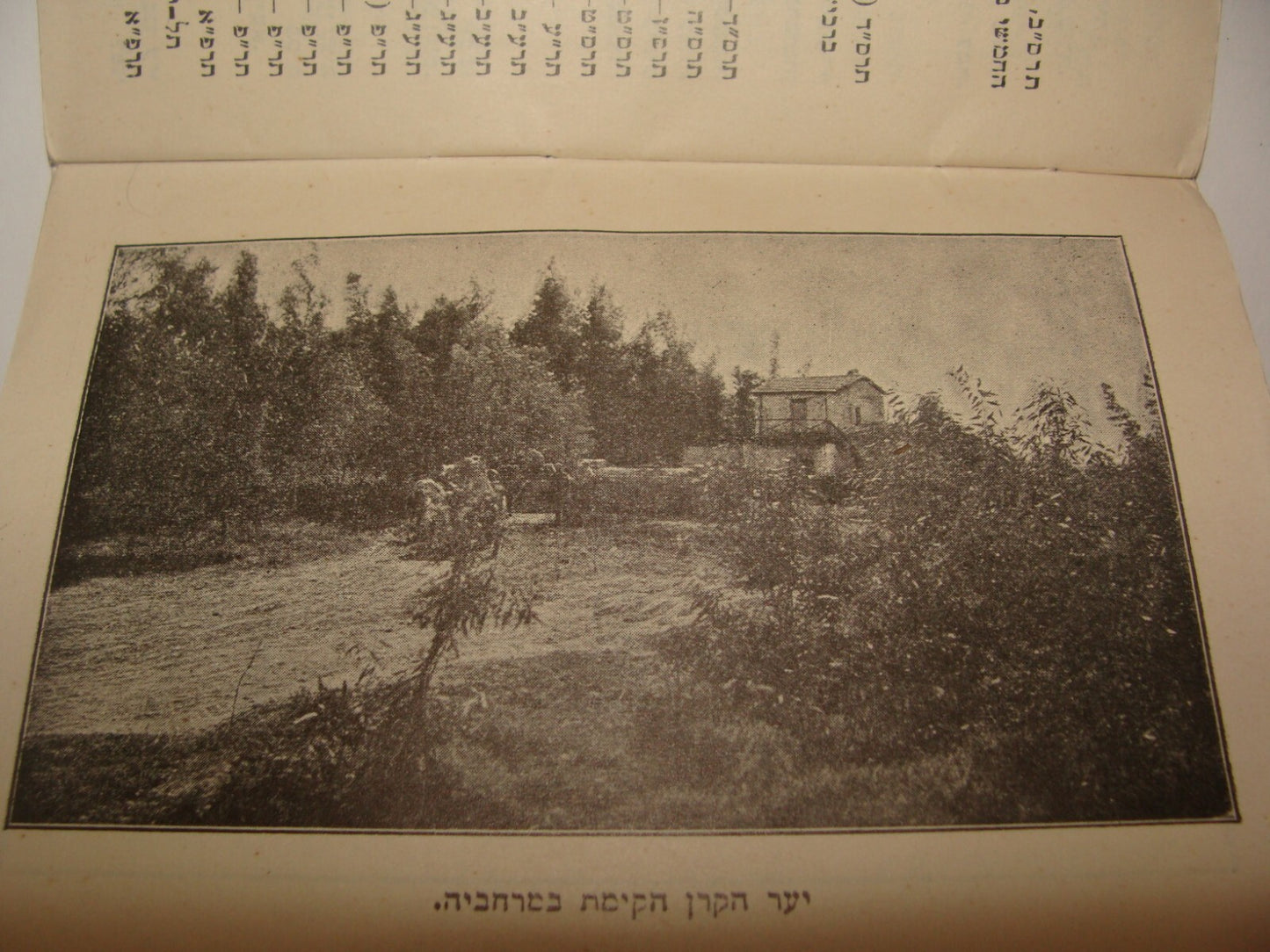 Jewish Judaica 1926 Palestine Israel JNF KKL Calendar Zionist Poland Bialystok