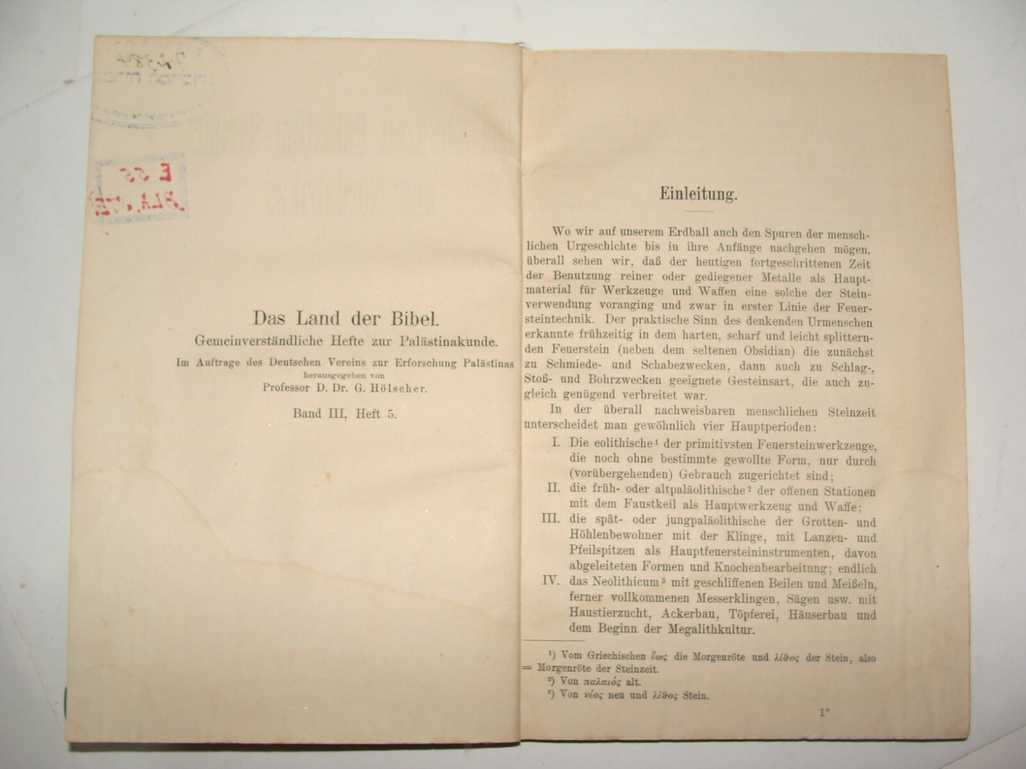 Book Palestine 1921 Syria North Africa Blanckenhorn Geology History German Map