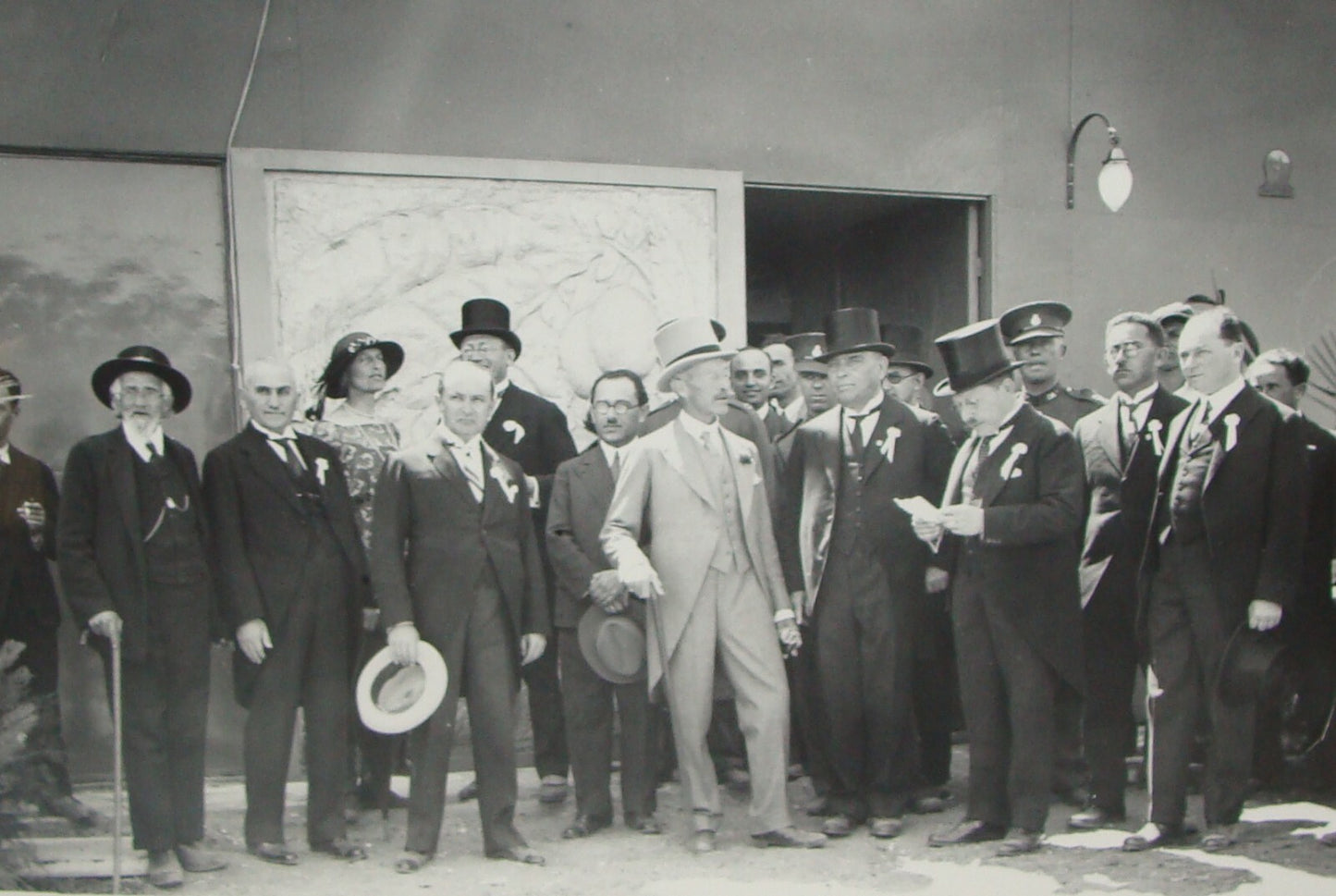 Photo Print 1932 Palestine Israel Tel Aviv Levant Fair High Commissioner Wauchop