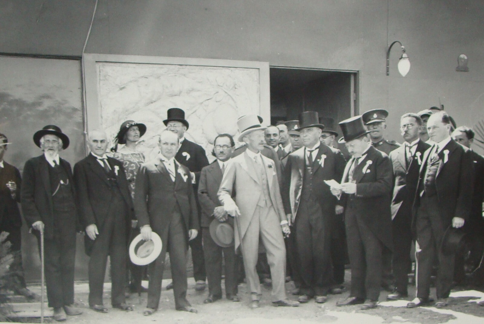 Photo Print 1932 Palestine Israel Tel Aviv Levant Fair High Commissioner Wauchop