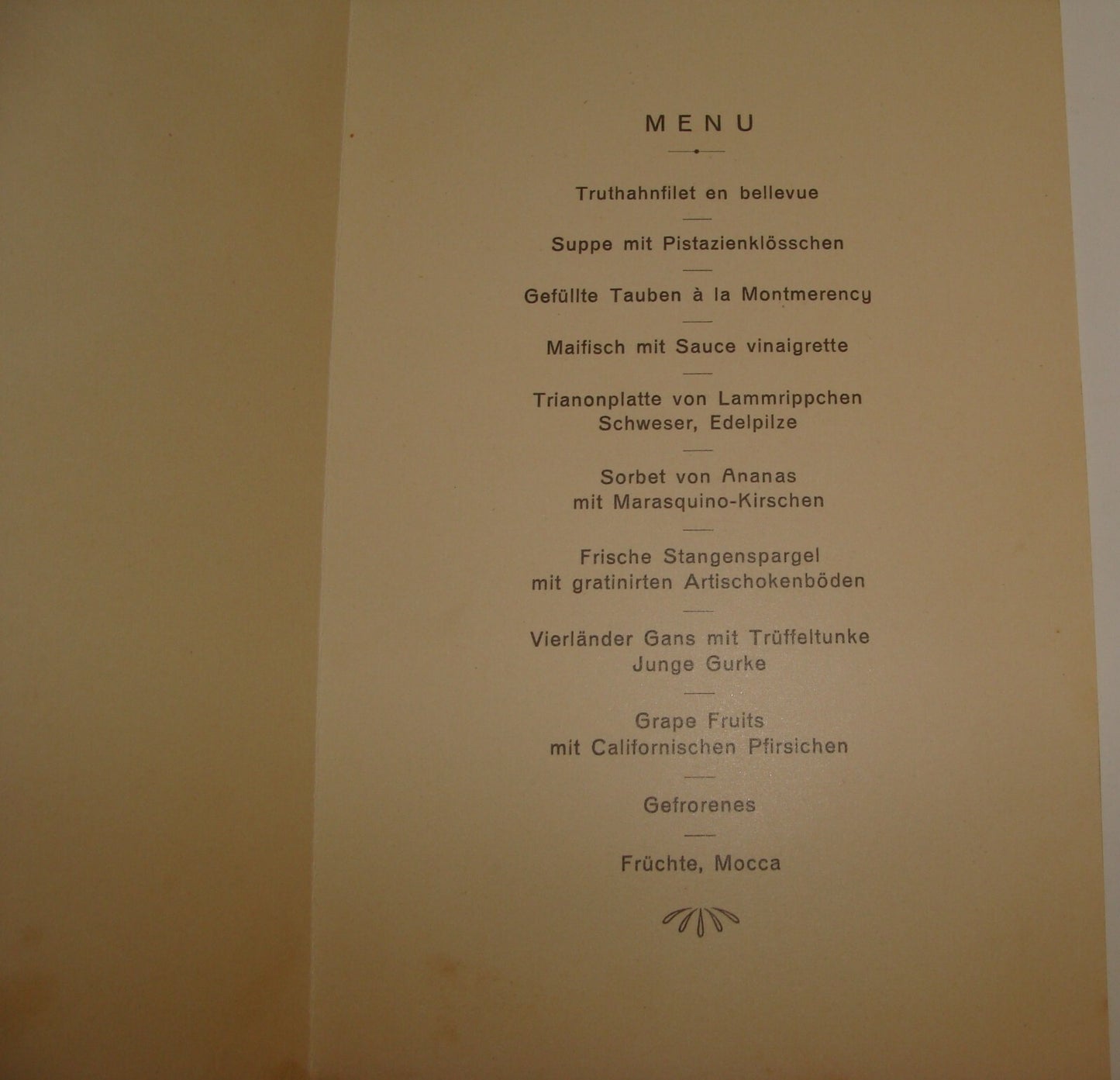 Germany 1910 Jewish Judaica German   Bar Mitzvah Invitation Menu FALCK Jews