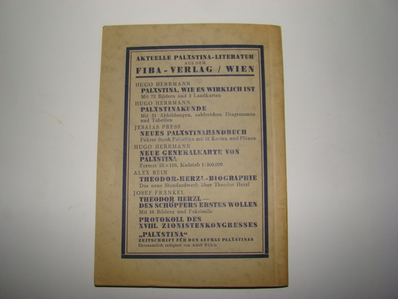 Book Jewish Judaica Wien 1935 Landwirtschaft und Thora M. Ascher Zionism Zionist