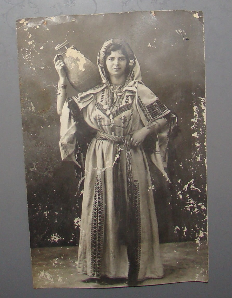 Photo Palestine Ad jerusalem Savvides Women Traditional Dress Ethnic Jewish