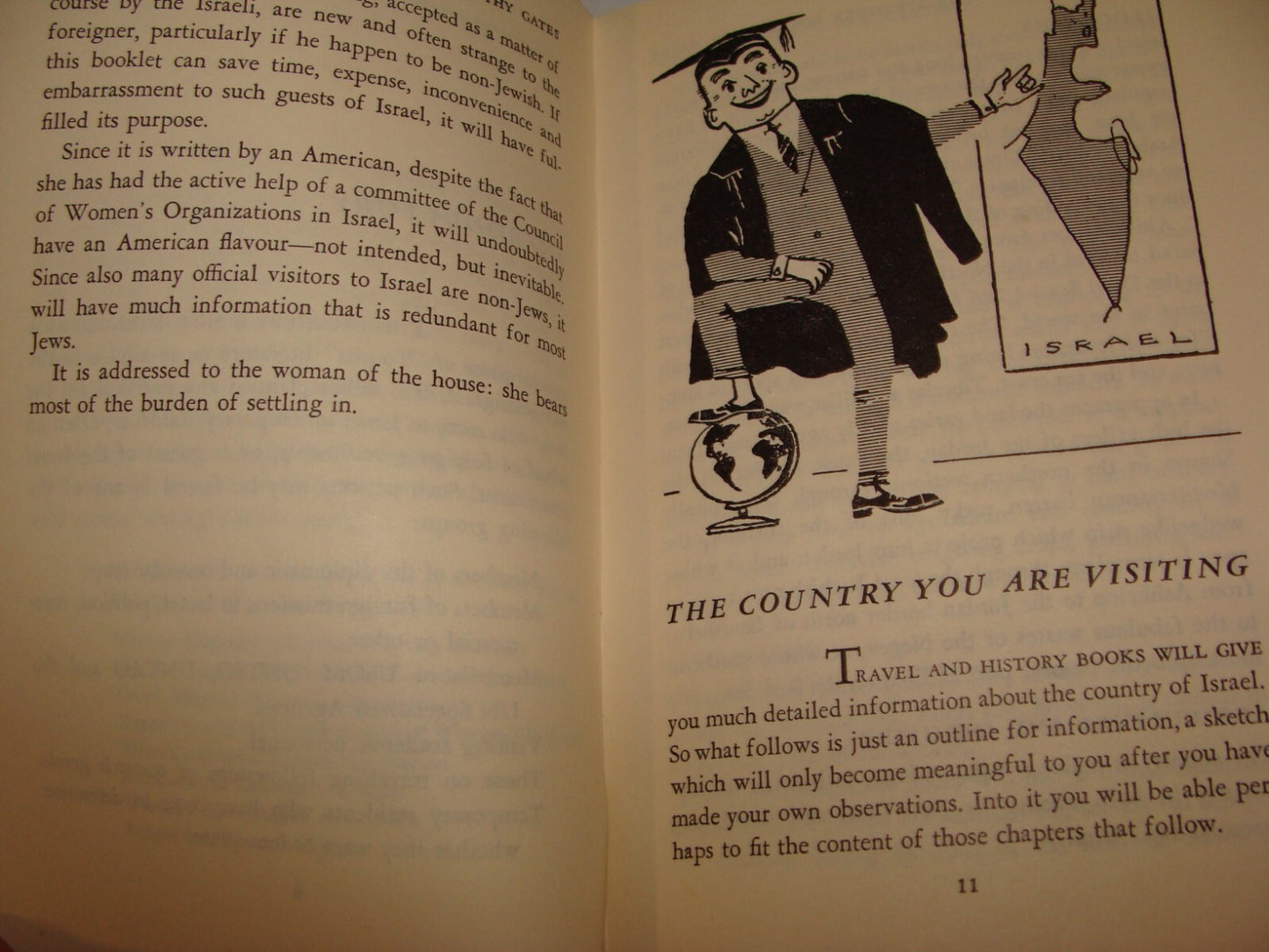 Jewish Judaica 1959 The Stranger Within Thy Gates Israel Book Guide Map English