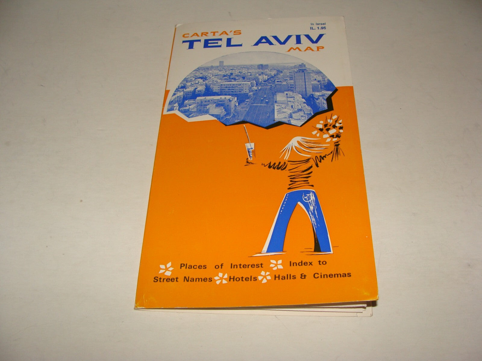 Map Israel TEL AVIV Guide Carta