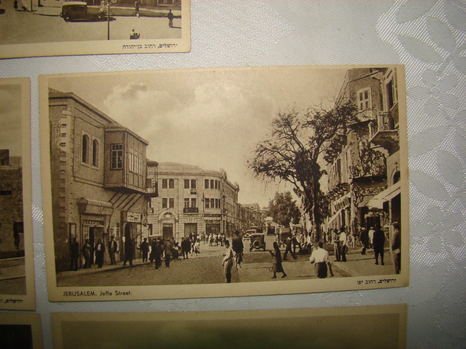 Photo Palestine Card RARE Jewish Judaica Israel Eliahu Bros Postcard Jerusalem