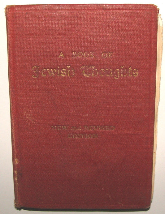 Book Jewish Judaica 1942 WWII Rabbi Hertz England London British Army Thoughts