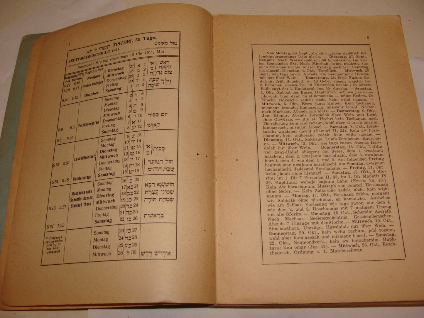 Book Jewish Judaica 1928 National Fund German Czech Prague Zionist Palestine