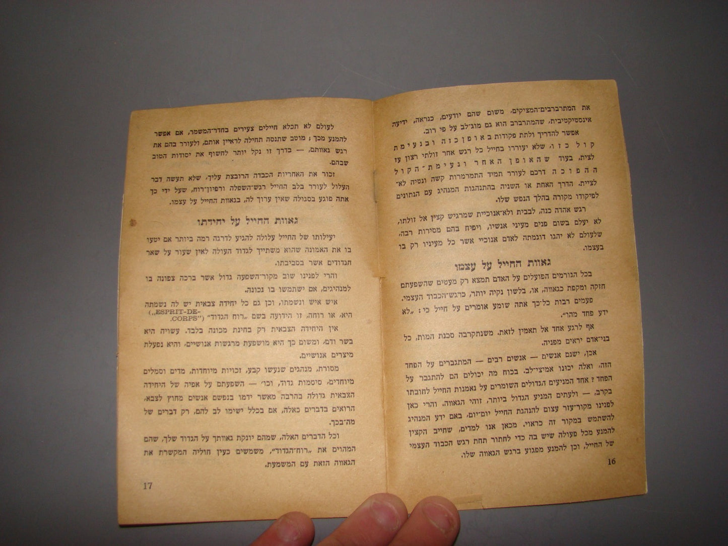 Book Jewish hebrew vintage israel IDF zahal commanders Notrim soldiers Officers