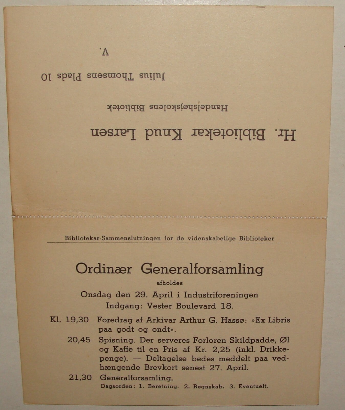 Denmark Copenhagen 1942 Letter Cover Card Postcard Stamp