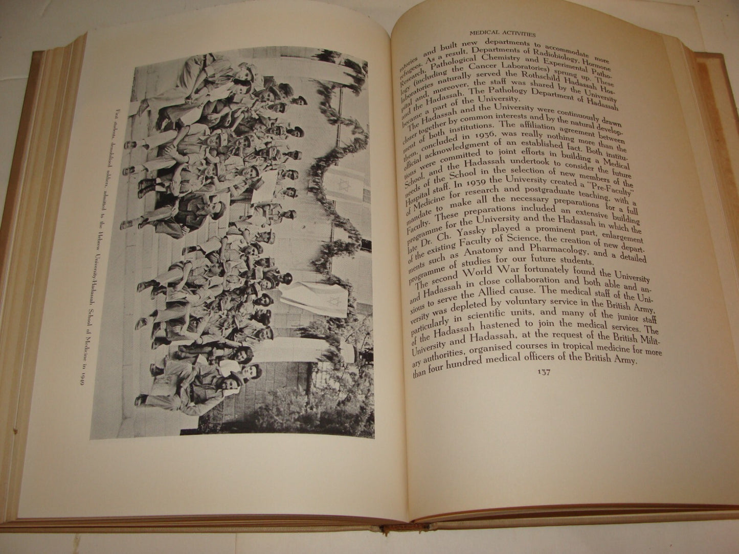 Book Jewish Judaica Hebrew University Of Jerusalem 1925-1950 Semi Jubilee Photos