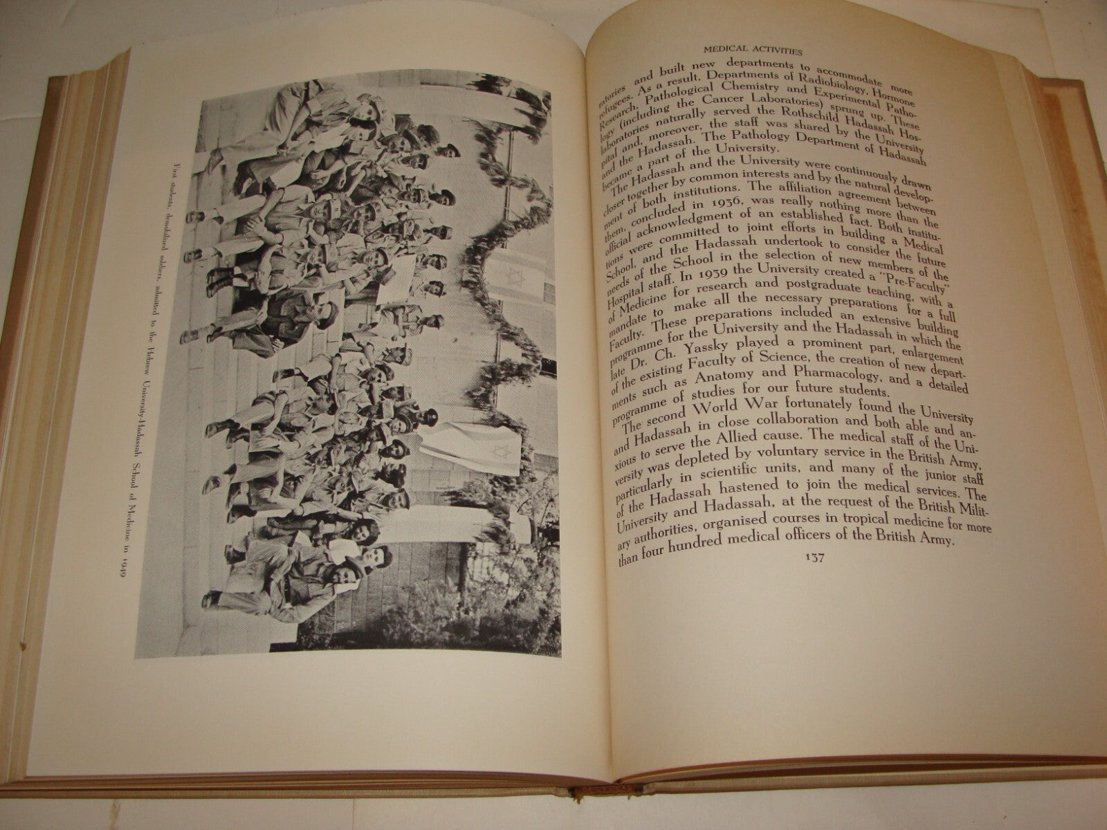 Book Jewish Judaica Hebrew University Of Jerusalem 1925-1950 Semi Jubilee Photos