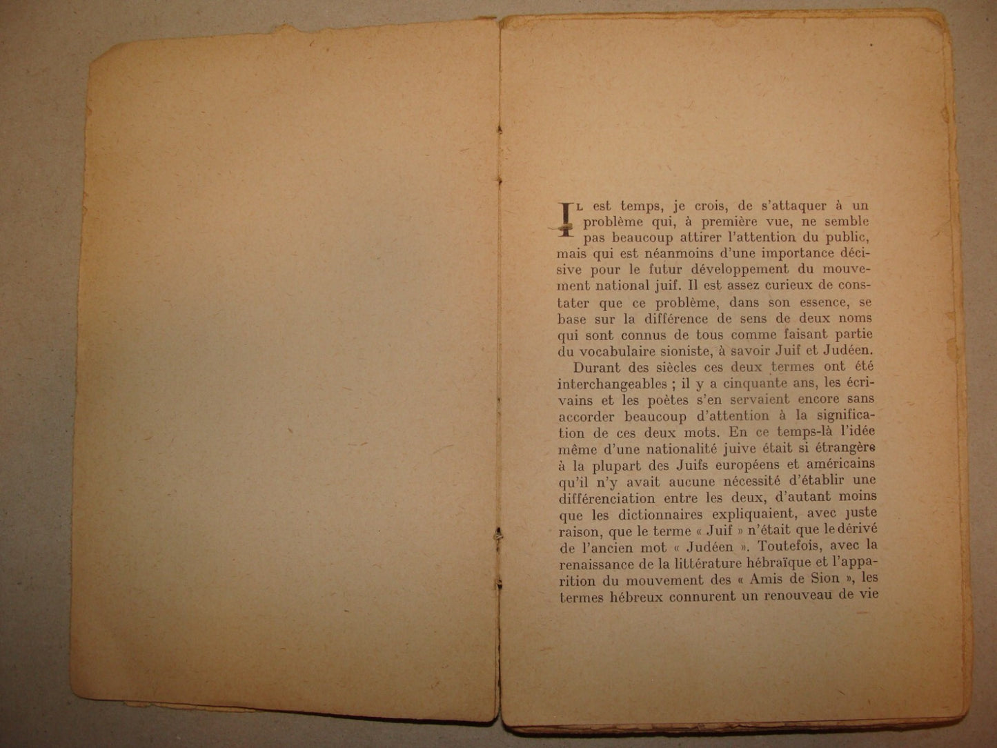 Book Jewish 1931 ITAMAR BEN AVI L'ENCLAVE French 1st Edition Zionist Palestine