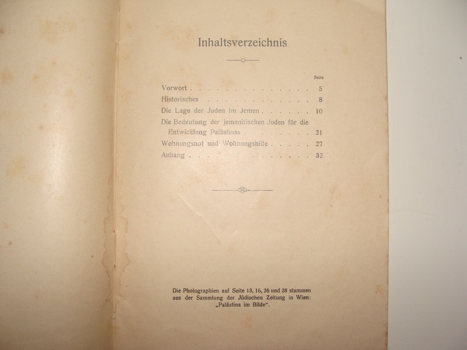 Germany Jewish Judaica 1913 jemenitischen juden German   Yemenite Jews Palestine