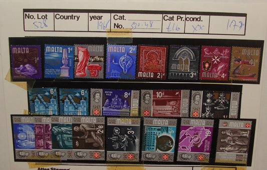 1960s MALTA Stamp Collection MNH